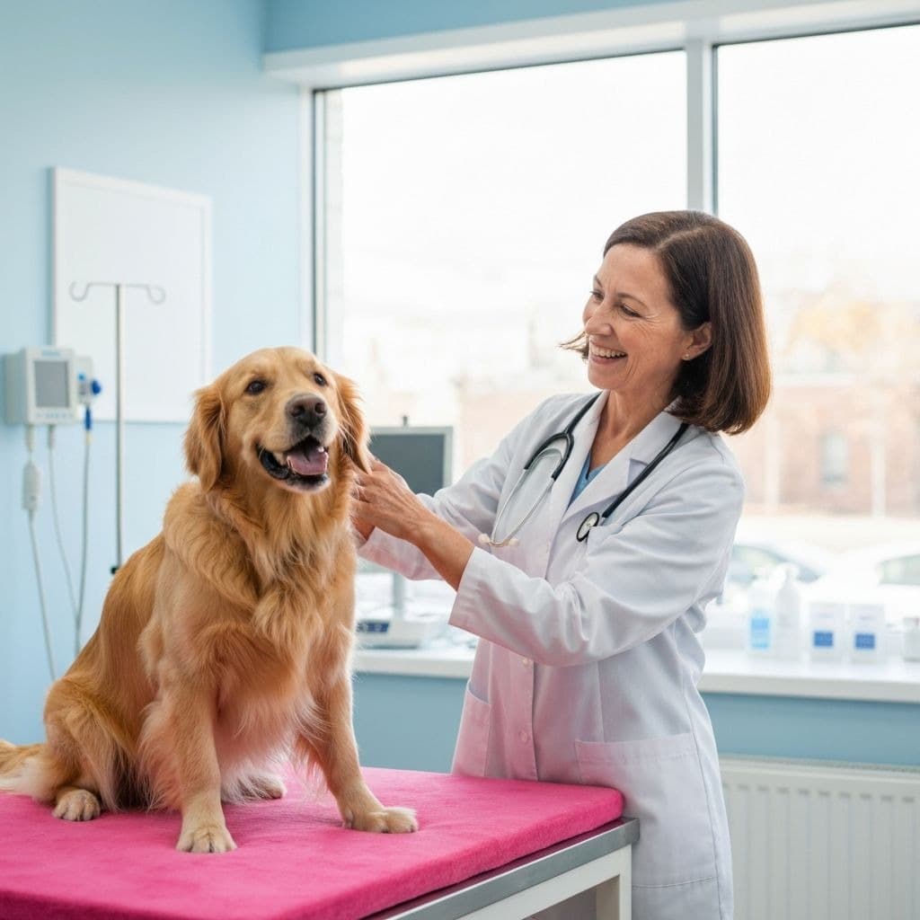 Pet receiving loving care